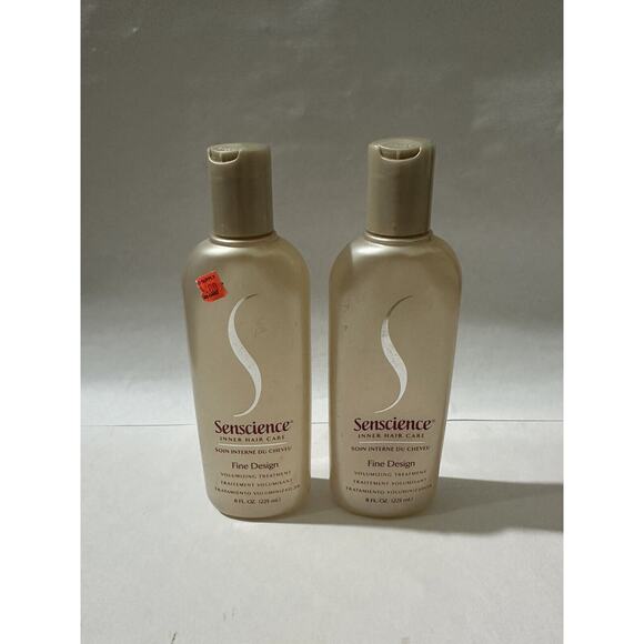 Shiseido Senscience FINE DESIGN VOLUMIZING TREATMENT 8 oz/each Lot Of 2 RARE